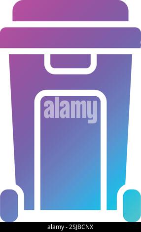 Recycle bin Vector Icon Design Illustration Stock Vector