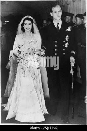 Hochzeit von Elizabeth II. und Lt. Philip Mountbatten#Wedding of