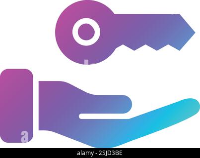 Keys Vector Icon Design Illustration Stock Vector