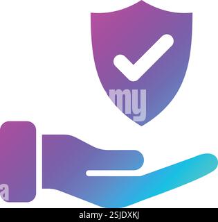 Insurance Vector Icon Design Illustration Stock Vector