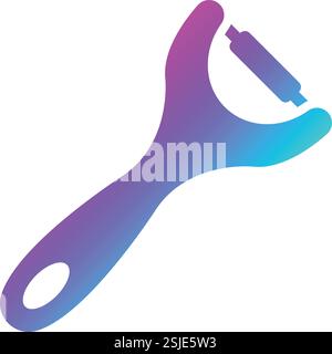 Peeler Vector Icon Design Illustration Stock Vector
