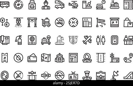 High-Quality Vector Icons Collection with Editable Stroke. Ideal for Professional and Creative Projects. Stock Vector