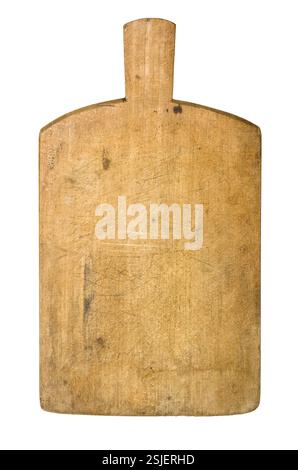 Rustic wooden kitchen board Stock Photo