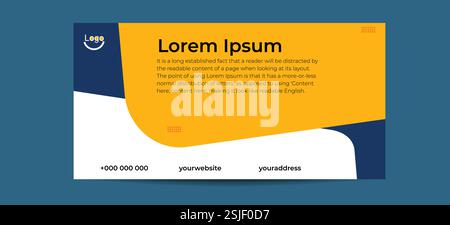 Professional Business Banner Template Stock Vector