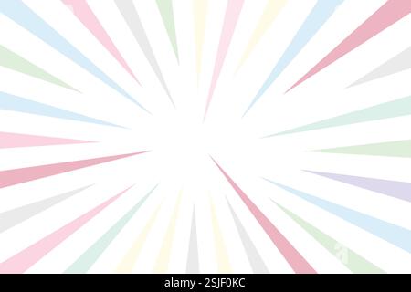 Pastel Starburst Pattern Stock Vector