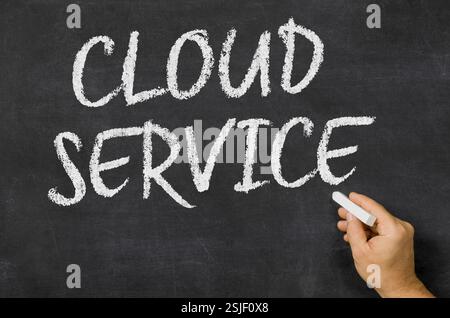 Text on panel - Cloud Service Stock Photo