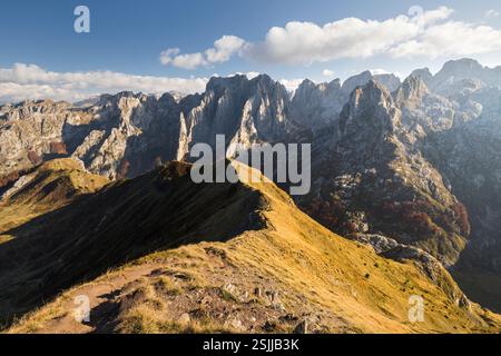Karanfili Mountains, Prokletije Massif, Gusinje, Montenegro Stock Photo