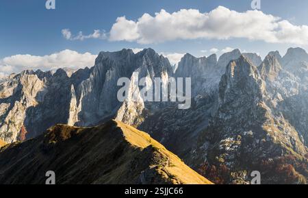 Karanfili Mountains, Prokletije Massif, Gusinje, Montenegro Stock Photo