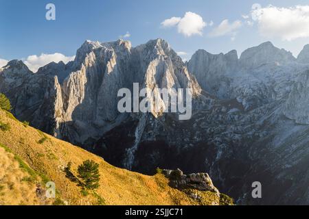 Karanfili Mountains, Prokletije Massif, Gusinje, Montenegro Stock Photo