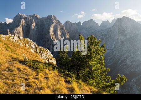 Karanfili Mountains, Prokletije Massif, Gusinje, Montenegro Stock Photo
