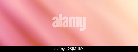 Soft gradient with pink and beige tones creating a smooth and elegant texture Stock Photo
