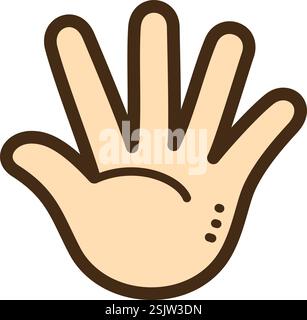 Hand tool vector doodle illustration and graphic. Part of graphic tools category. Stock Vector