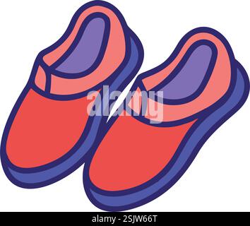 Traditional Loafers Icon Stock Vector