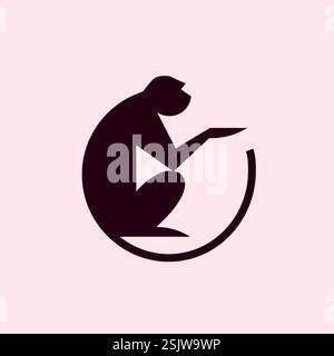 Vector illustration of Cartoon Monkey Stock Vector Image & Art - Alamy