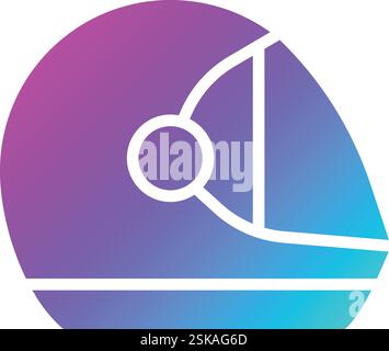 Helmet Vector Icon Design Illustration Stock Vector