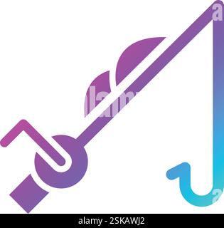 Fishing Vector Icon Design Illustration Stock Vector