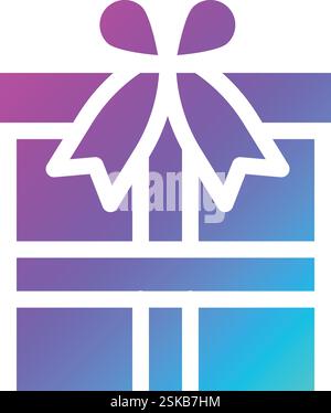 Gift box Vector Icon Design Illustration Stock Vector