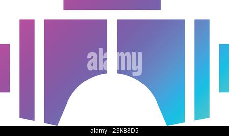 Vr glasses Vector Icon Design Illustration Stock Vector