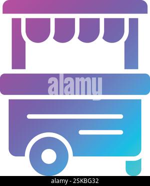 Street food Vector Icon Design Illustration Stock Vector