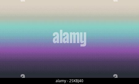 Colorful seamless background in pixel art style. 8 bit purple, light blue, gray and black dithering backdrop. Vector illustration. Seamless when docki Stock Vector