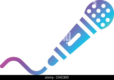 Microphone Vector Icon Design Illustration Stock Vector