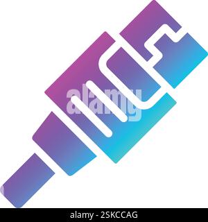 Usb cable Vector Icon Design Illustration Stock Vector