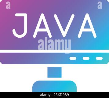 Java Vector Icon Design Illustration Stock Vector