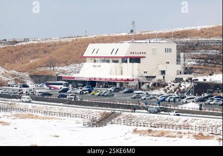 Aso Volcano Museum in Kusasenri at Aso. Stock Photo
