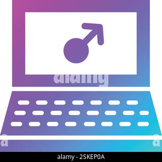 Male Vector Icon Design Illustration Stock Vector