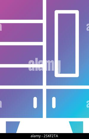 custom home interior design glyph icon vector illustration Stock Vector ...