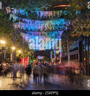 Southbank Christmas Lights Stock Photo