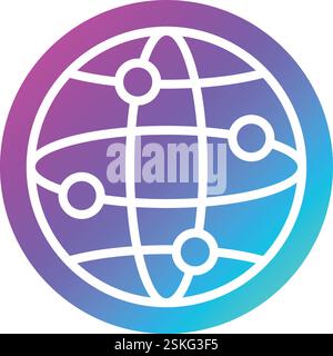 Globe icons set. World wide web symbols collection. Vector illustration ...