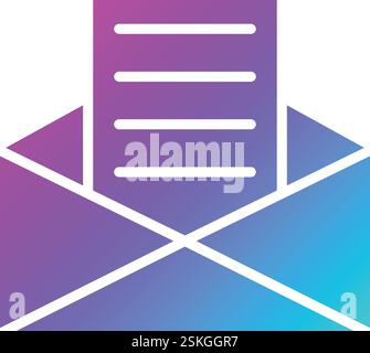 Envelope Vector Icon Design Illustration Stock Vector