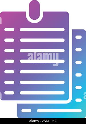Sticky Note Vector Icon Design Illustration Stock Vector