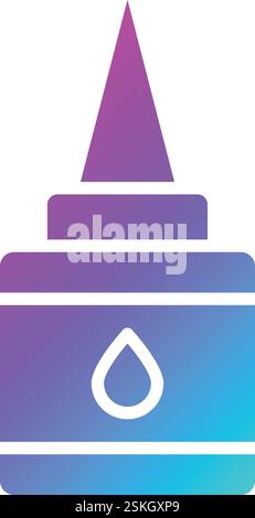 Liquid Glue Vector Icon Design Illustration Stock Vector