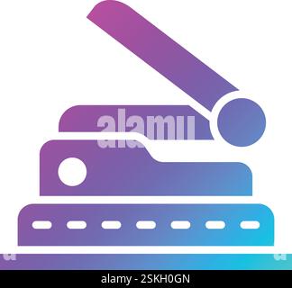 Hole Puncher Vector Icon Design Illustration Stock Vector