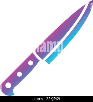 Knife Vector Icon Design Illustration Stock Vector