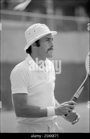 Photo De Presse 1973 – John Newcombe, Joueur De Tennis, US Open, Vintage