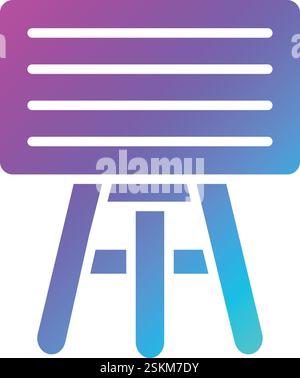 Board Vector Icon Design Illustration Stock Vector
