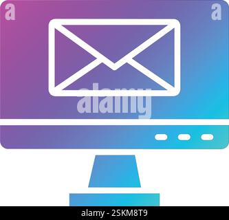 Email Vector Icon Design Illustration Stock Vector