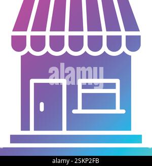 Coffee Shop Vector Icon Design Illustration Stock Vector