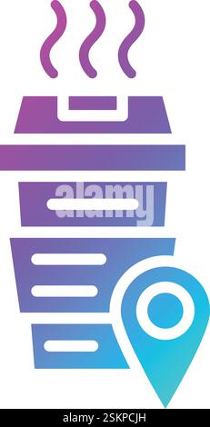 Location Vector Icon Design Illustration Stock Vector