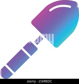 Trowel Vector Icon Design Illustration Stock Vector