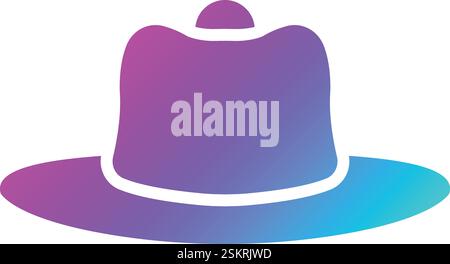 Hat Vector Icon Design Illustration Stock Vector