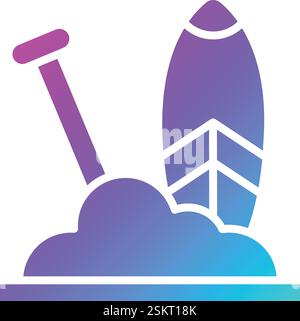 Sup Vector Icon Design Illustration Stock Vector