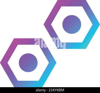 Nuts Vector Icon Design Illustration Stock Vector