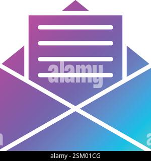 Envelope Vector Icon Design Illustration Stock Vector