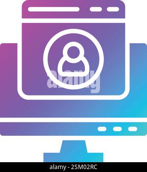 User Vector Icon Design Illustration Stock Vector