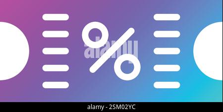 Coupon Vector Icon Design Illustration Stock Vector
