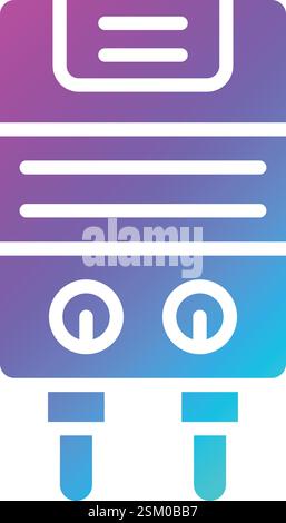 Boiler Vector Icon Design Illustration Stock Vector